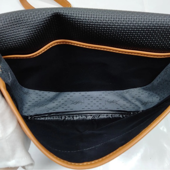 Yves Saint Laurent Shoulder Bag  Black PVC - Picture 4 of 6